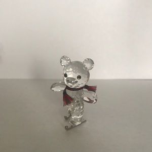 Swarovski crystal skating Kris bear